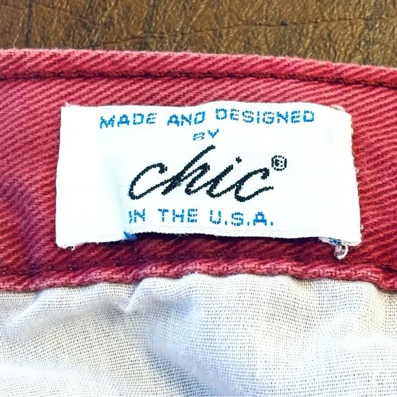 Vintage 1990’s Chic Mauve Red Mom Jeans High Rise - Picture 6 of 8